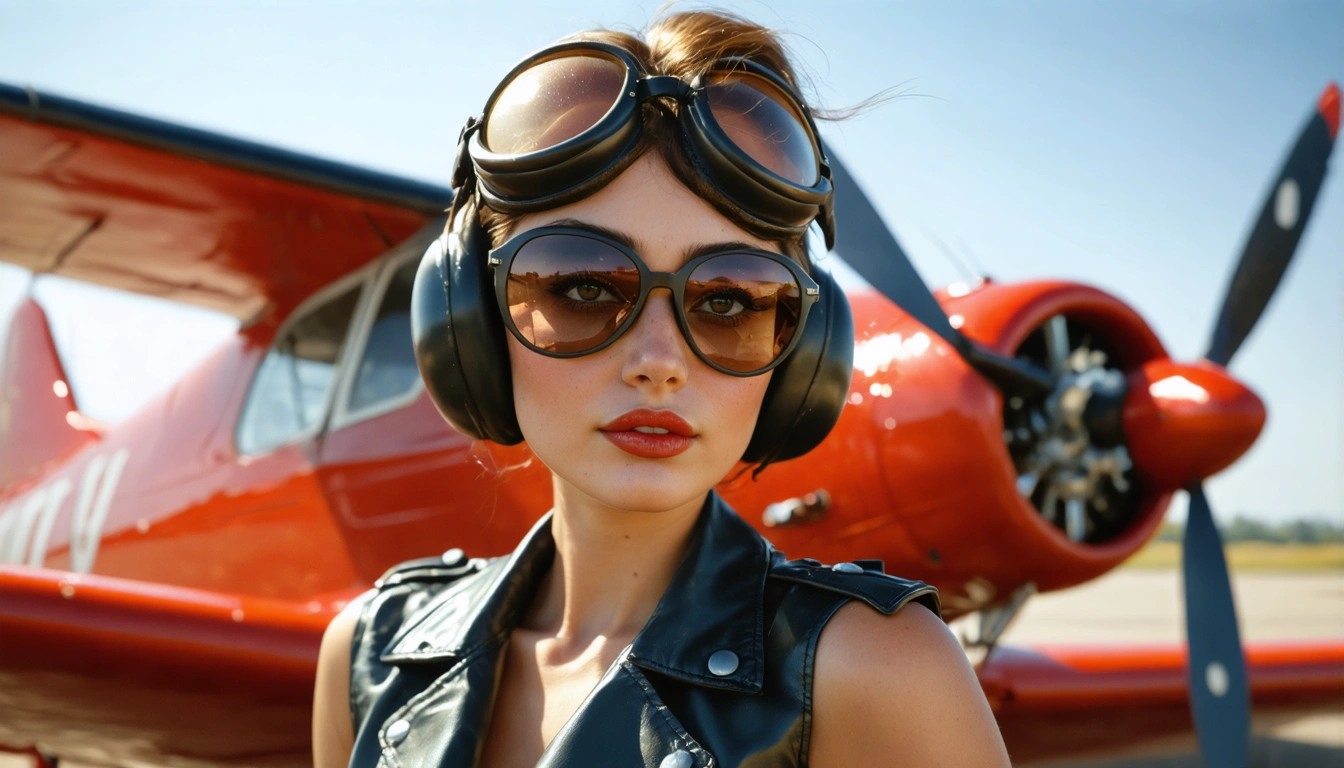 aviator Pin Up